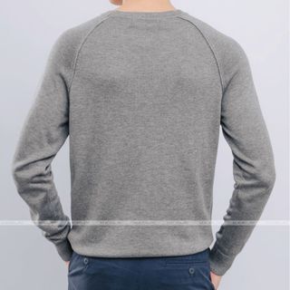 ÁO LEN CỔ TRÒN VIỀN NỔI DÀI TAY ALEND037 - ALIGRO
