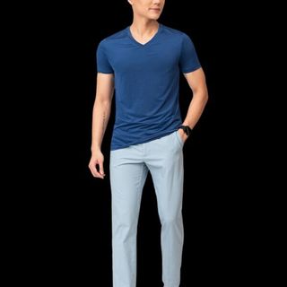 ÁO THUN NAM CỔ TRÒN MÀU NAVY KIỂU DÁNG THỂ THAO THẤM HÚT TỐT CO GIÃN THOẢI MÁI ALGAPC054 - ALIGRO