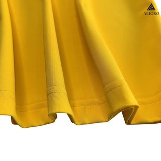 ÁO POLO GOLF NAM NGẮN TAY CHẤT VẢI COOLMAX MÀU VÀNG NĂNG ĐỘNG ALGPLO109- ALIGRO
