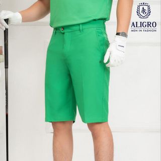 QUẦN SHORT GOLF NAM ALIGRO NHIỀU MÀU CHẤT VẢI CO GIÃN CHỐNG NHĂN CỰC TỐT, THOÁNG KHÍ, THẤM HÚT TỐT QSMOG.20 - ALIGRO