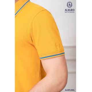 ÁO POLO NGẮN TAY COTTON PRIMA MÀU VÀNG ALGPLO83 - ALIGRO
