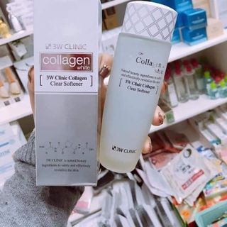Nước Hoa Hồng 3W Clinic Collagen ngăn ngừa lão hoá, trẻ hoá làn da