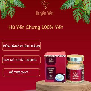 Hộp 6 Hũ Tổ Yến Chưng Đường Phèn Nguyên Chất 100%, Hũ 70ml Tăng Sức Đề Kháng Cơ Thể Bồi Bổ Sức Khoẻ
