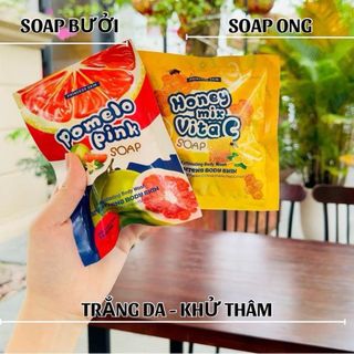 SOAP ONG KHỬ THÂM . DÙNG CHO BIKINI , NACK , ĐẦU GỐI , KHUỶU TAY , BẸN ,.....