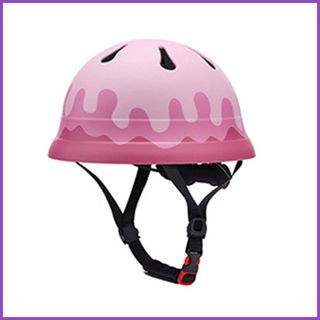 Mũ bảo hiểm trẻ em Varo Macaron cho bé từ 1-6 tuổi siêu nhẹ cao cấp dùng đi xe đạp, xe máy, scooter tem kem chảy