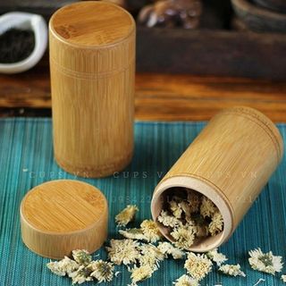 Bình trà size nhỏ bằng tre tự nhiên, giá bán buôn