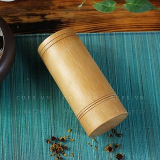 Bình trà size nhỏ bằng tre tự nhiên, giá bán buôn