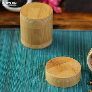 Bình trà size nhỏ bằng tre tự nhiên, giá bán buôn