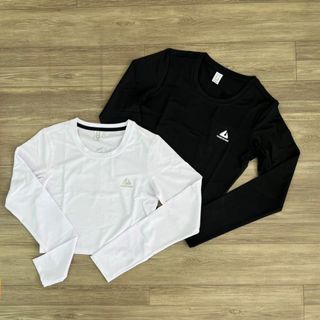 Croptop dài tay Size m l xl xxl Ri 2222 Tách nửa ri được, áo thể thao nữ