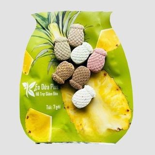 KẸO DỨA GIẢM CÂN GÓI 7 VIÊN 7 MÀU- VIC