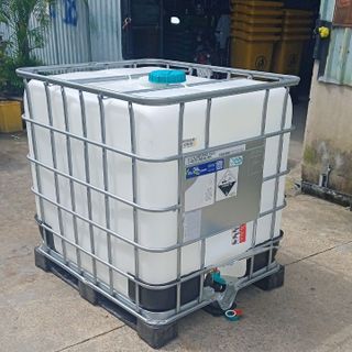 Tank nhựa cũ 1000 lít , bồn nhựa 1000 lít đã qua sử dụng