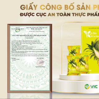 KẸO DỨA GIẢM CÂN GÓI 7 VIÊN 7 MÀU- VIC