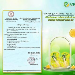 KẸO DỨA GIẢM CÂN GÓI 7 VIÊN 7 MÀU- VIC