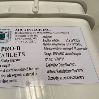 Vi Sinh Viên PRO–B TABLETS - Men vi sinh xử lý nước, xử lý đáy ao