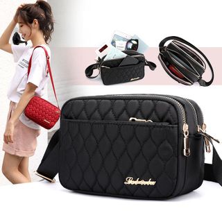 Túi xách nữ đeo chéo mini đẹp du lịch công sở cho phụ nữ, vải dù cao cấp nhiều màu sắc khóa kéo nhiều ngăn TX35