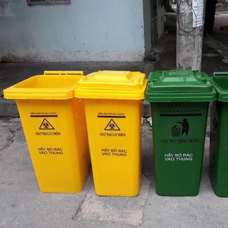 Thùng rác y tế 120 lít nhựa