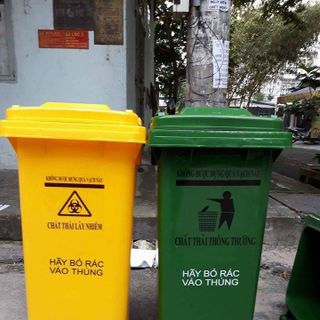 Thùng rác y tế 120 lít nhựa