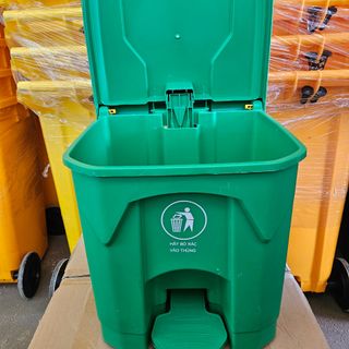 Thùng rác đạp chân 30l, thùng rác trong nhà