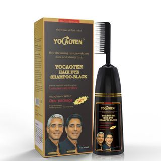 Dầu gội nhuộM YOCAOTEN 200ML ( Dầu gội chải lược nhuộm phủ bạc)