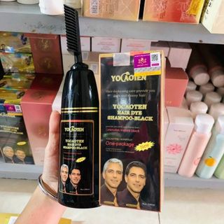 Dầu gội nhuộM YOCAOTEN 200ML ( Dầu gội chải lược nhuộm phủ bạc)