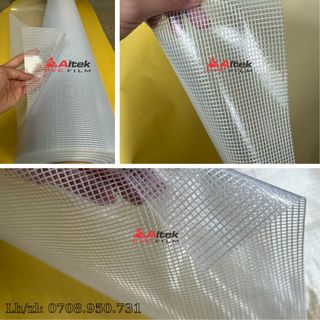 Màng nhựa pvc ô lưới sợi polyester giá sỉ
