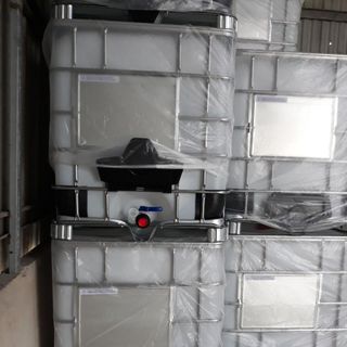 Cần thanh lý gấp bồn nhựa ibc 1000 lít đựng hóa chất công nghiệp