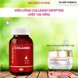 Viên Uống Collagen Dipeptide Sắc Ngọc Khang [Hộp 120 Viên/Liệu Trình 1 Tháng] giá sỉ