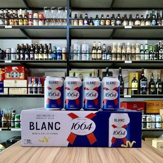 Bia 1664 Kronenbourg Blanc_24 lon_ 330ml-[ Ship Siêu Tốc HCM ]