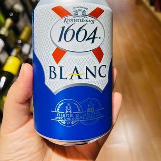 Bia 1664 Kronenbourg Blanc_24 lon_ 330ml-[ Ship Siêu Tốc HCM ]