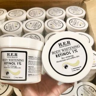 Kem body whitening Retinol