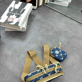 B712 WHO.A.U MONOGRAM JQD MINI CROSSBODY BAG
