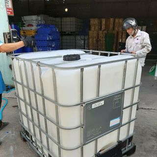 Bồn nhựa 1000 lít hàng đã qua sử dụng 1 lần đã xúc rửa sạch