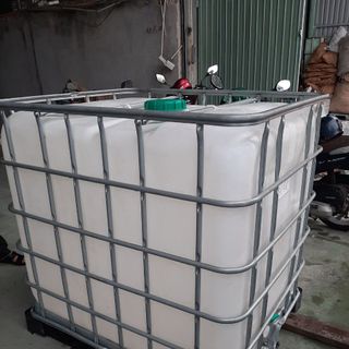 Bồn nhựa 1000 lít hàng đã qua sử dụng 1 lần đã xúc rửa sạch