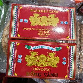 Combo 2 hộp Bánh đậu xanh Tiên Dung, bánh đậu xanh Rồng vàng thơm ngon khó cưỡng, đặc sản Hải Dương - CTB735