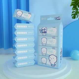 Túi khăn giấy ướt mini 8 gói tiện lợi