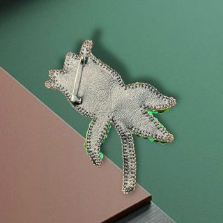 Ghim Cài Áo Hoa Hồng Thiết Kế Riêng Làm Thủ Công Đính Kết Bằng Tay Thời Trang Cao Cấp 9.5cm Dành Cho nam nữ