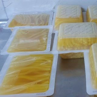 củ cải muối vàng lát, sợi kimbap