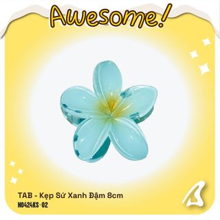 [Đồng Giá 9k] Kẹp Hoa Sứ 8CM