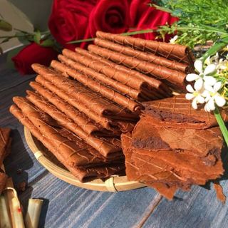BÁNH KẸP NHÂN KEM CA CAO  GIÒN TAN - NGỌT DỊU 300G - WINNIE HOUSE
