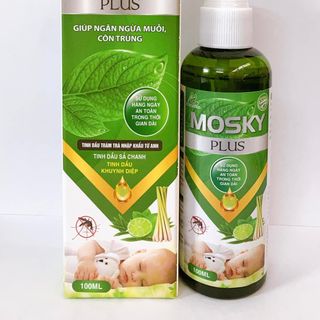 XỊT MUỖI THẢO DƯỢC MOSKY PLUS 100ML- DƯỢC AVIPHAR