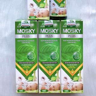 XỊT MUỖI THẢO DƯỢC MOSKY PLUS 100ML- DƯỢC AVIPHAR