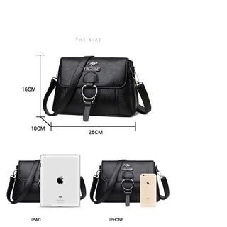 Túi xách nữ đeo chéo mini đẹp du lịch công sở cho phụ nữ da mềm cao cấp khóa kéo nhiều ngăn TX07