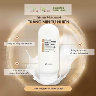 Dưỡng Thể ECOSY WHITE MILKY PACK 150ml