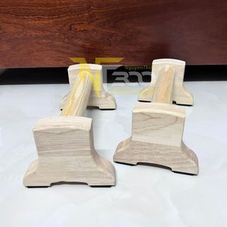 THANH HÍT ĐẤT CHỐNG ĐẨY GỖ PARALLETTES TẬP TẠI NHÀ CÓ ĐẾ CHỐNG TRƠN TRƯỢT - M1
