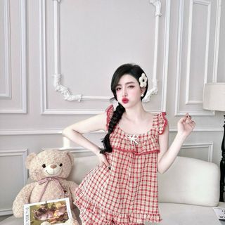 Đồ bộ đùi xốp đũi thiết kế bèo cánh tiên