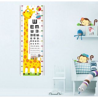 Miếng dán đo chiều cao cho bé, theo dõi chiều cao hình hươu cao cổ