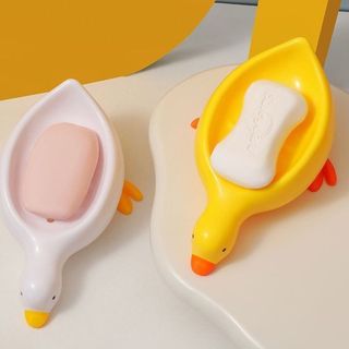 Khay Đựng Xà Phòng Hình Vịt Bằng Nhựa Hộp Vịt Đựng Xà Phòng Trang Sức Nhà Tắm Dễ Thương