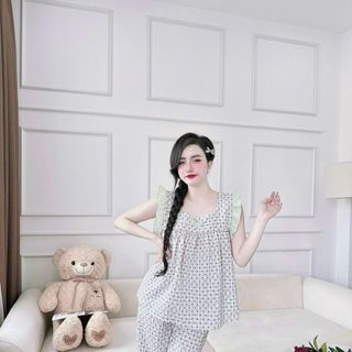 Đồ bộ lửng cánh tiên xốp đũi