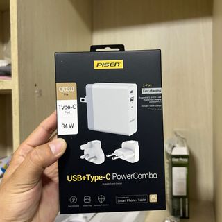 Củ sạc nhanh PISEN 34W TS-C093 chính hãng
