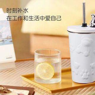 Bình Nước Giữ Nhiệt 600ML Bằng Thép Không Gỉ - Ly Giữ Nhiệt Có ống hút